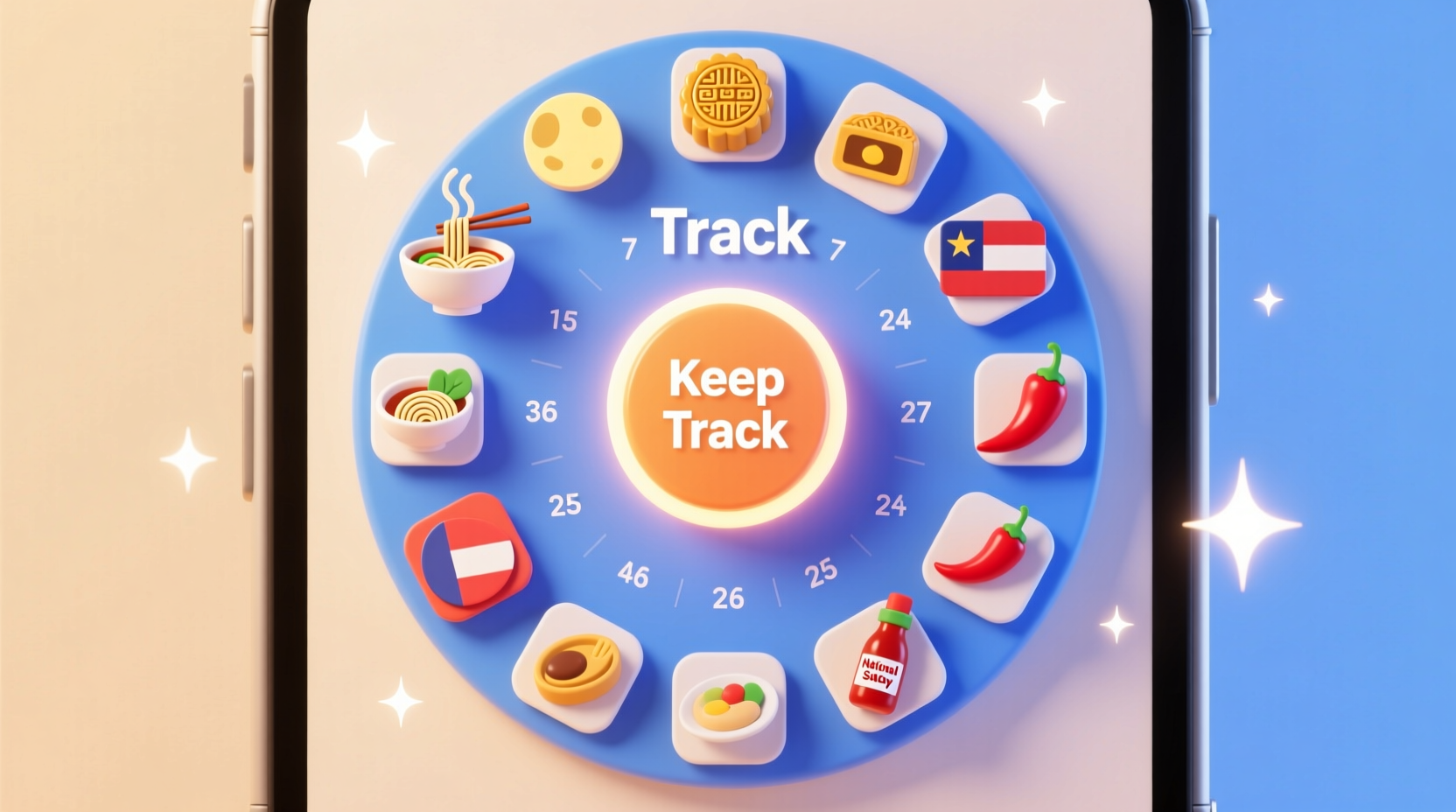 keep track of every national food day with this interac