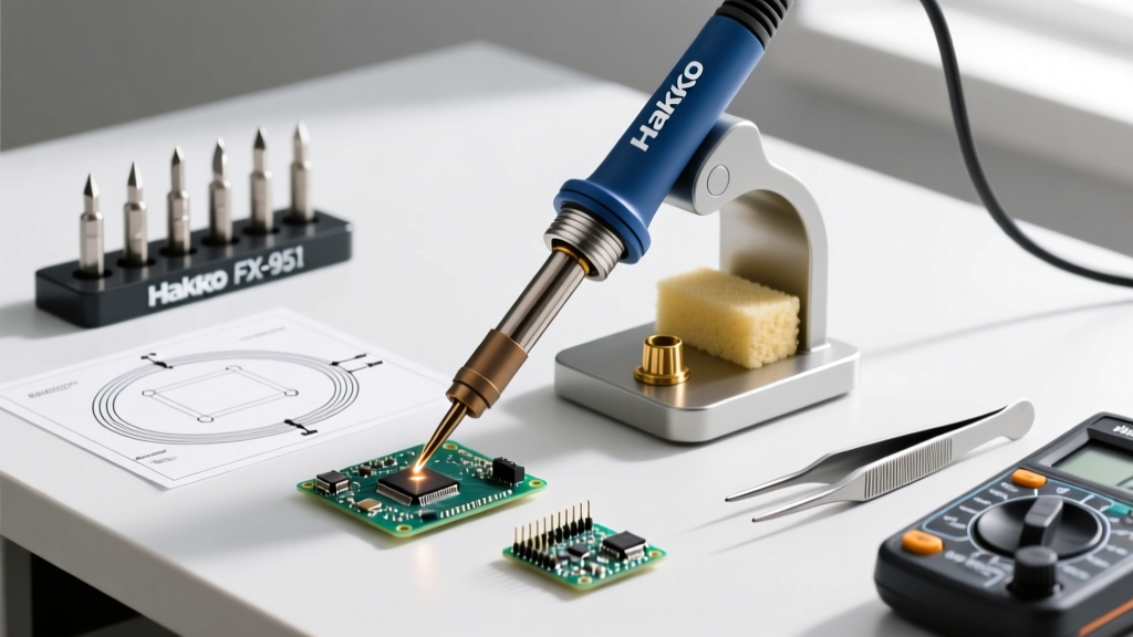 Hakko FX-951 Soldering Iron: A Beginner's Setup & Usage Guide
