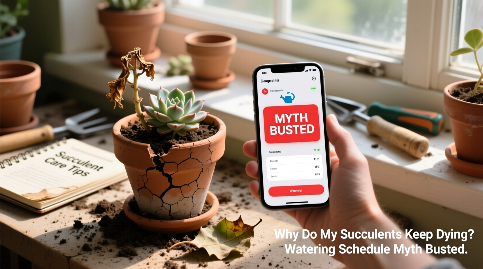 why do my succulents keep dying watering schedule myth busted