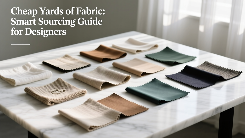 Cheap Yards of Fabric: Smart Sourcing Guide for Designers