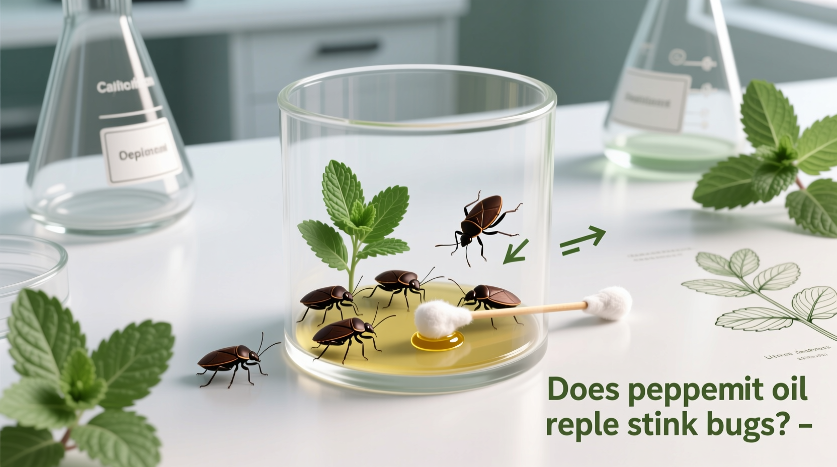 does peppermint oil repel stink bugs
