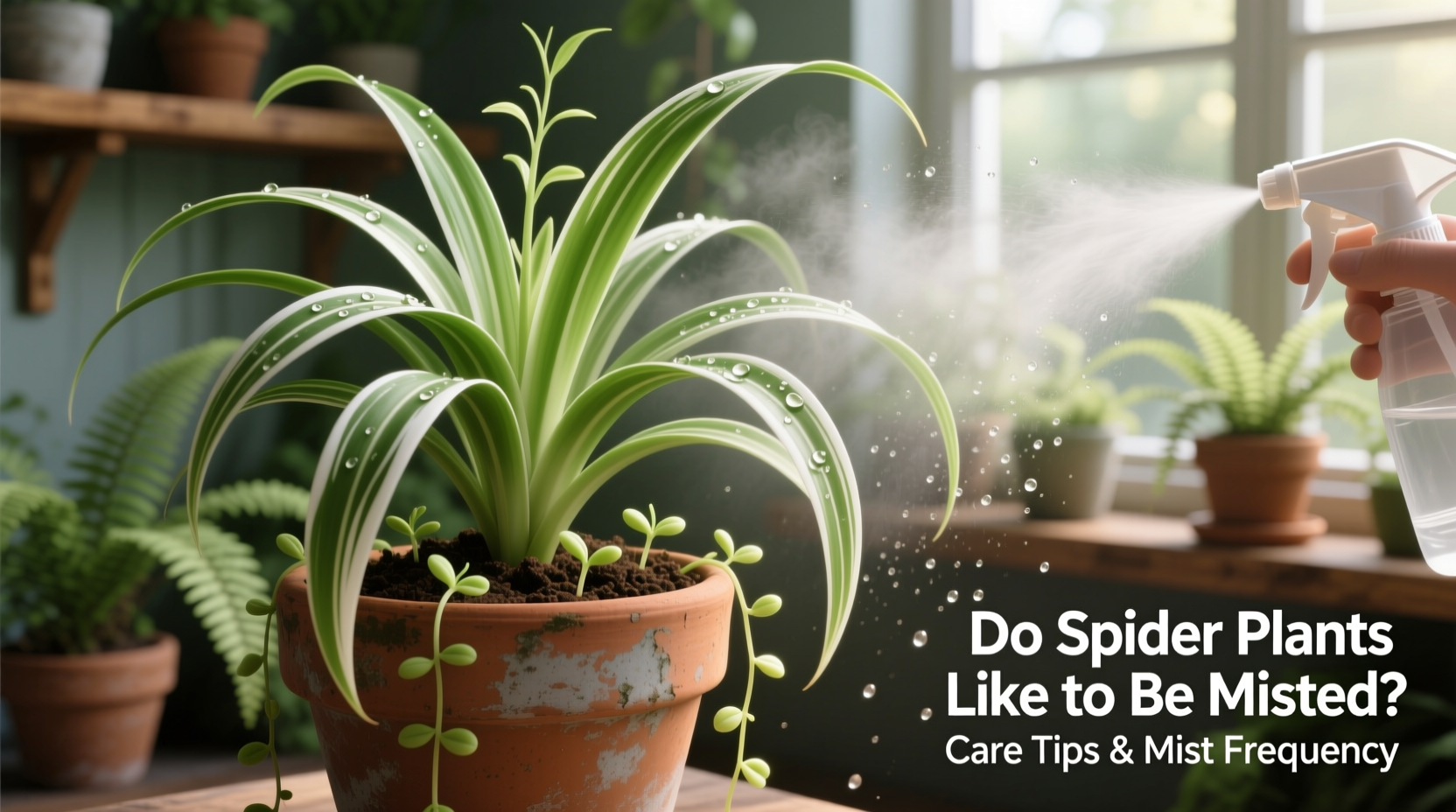 Spider Plant Misting: 5 Care Tips | TheHomeSprouts
