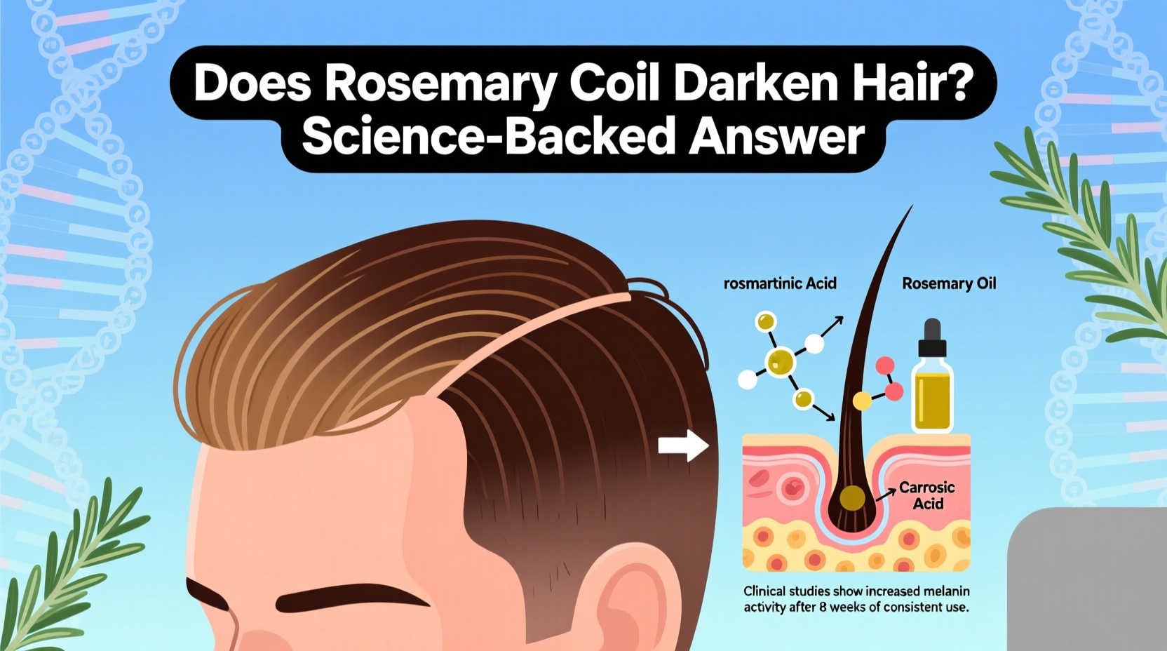 Rosemary Oil for Hair Darkening: What Science Says