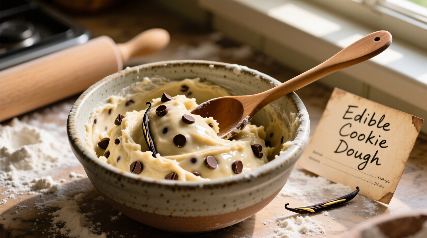 edible cookie dough recipe