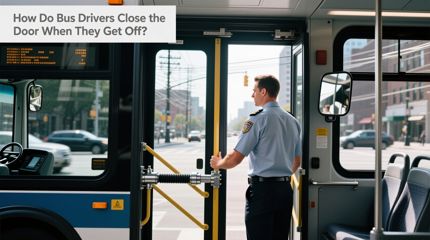 How to choose bus door closer,How do bus drivers close the door when ...