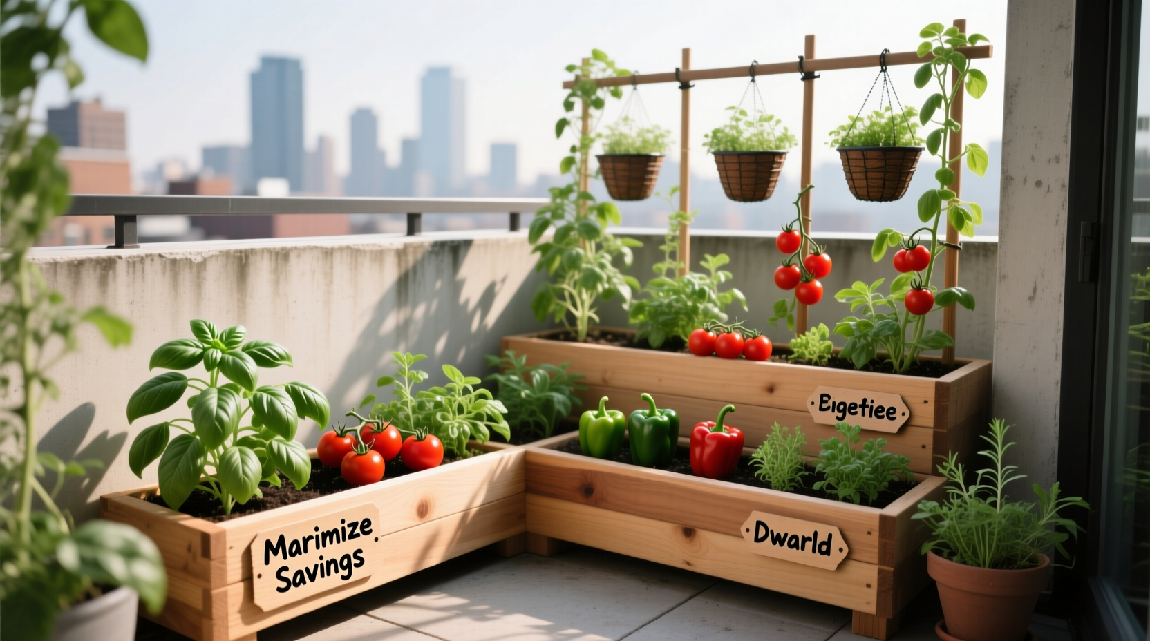 maximize savings in a small garden by selecting profita