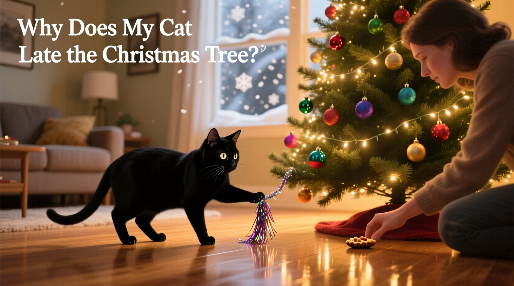 why does my cat hate the christmas tree and how to make peace