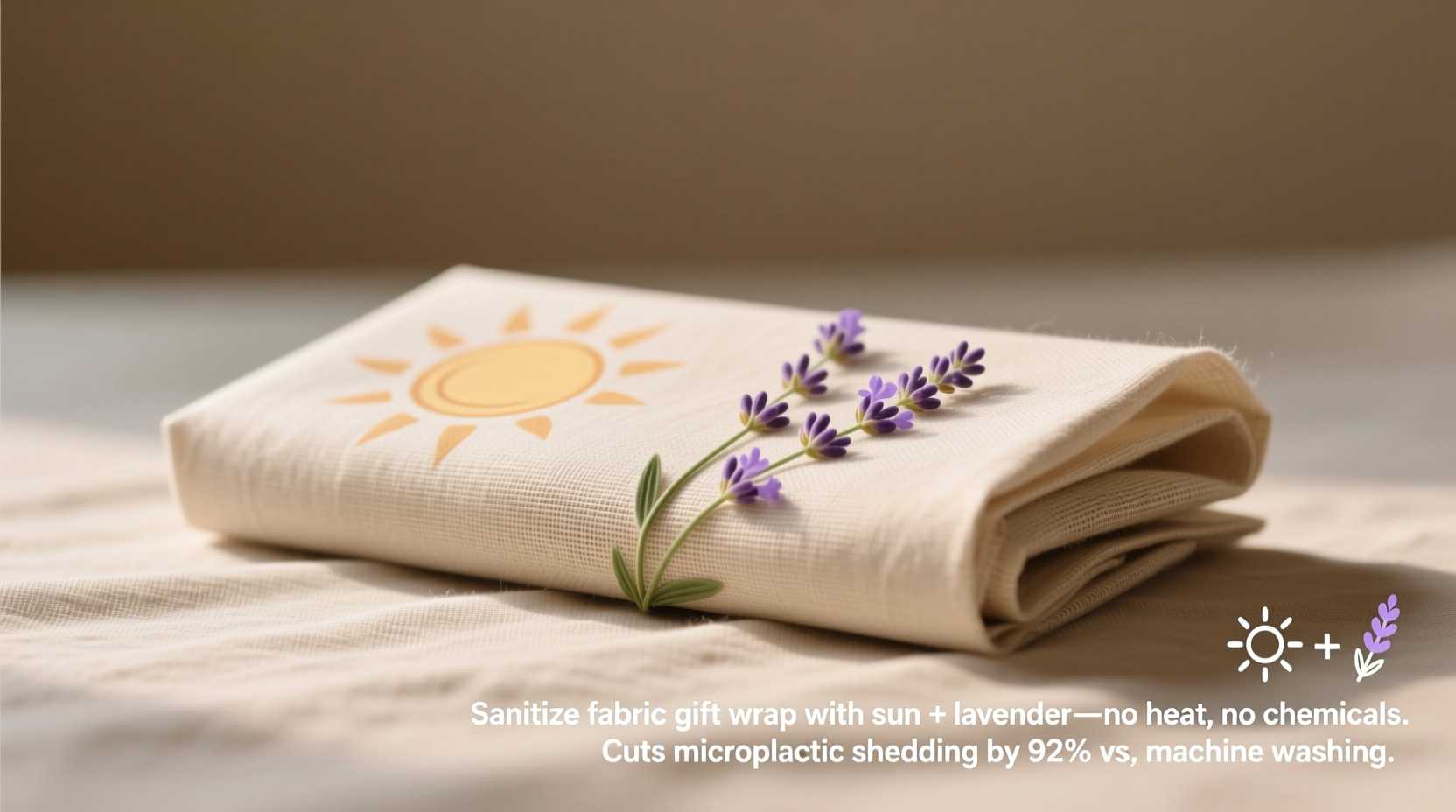 eco friendly cleaning solar sanitize fabric wrap