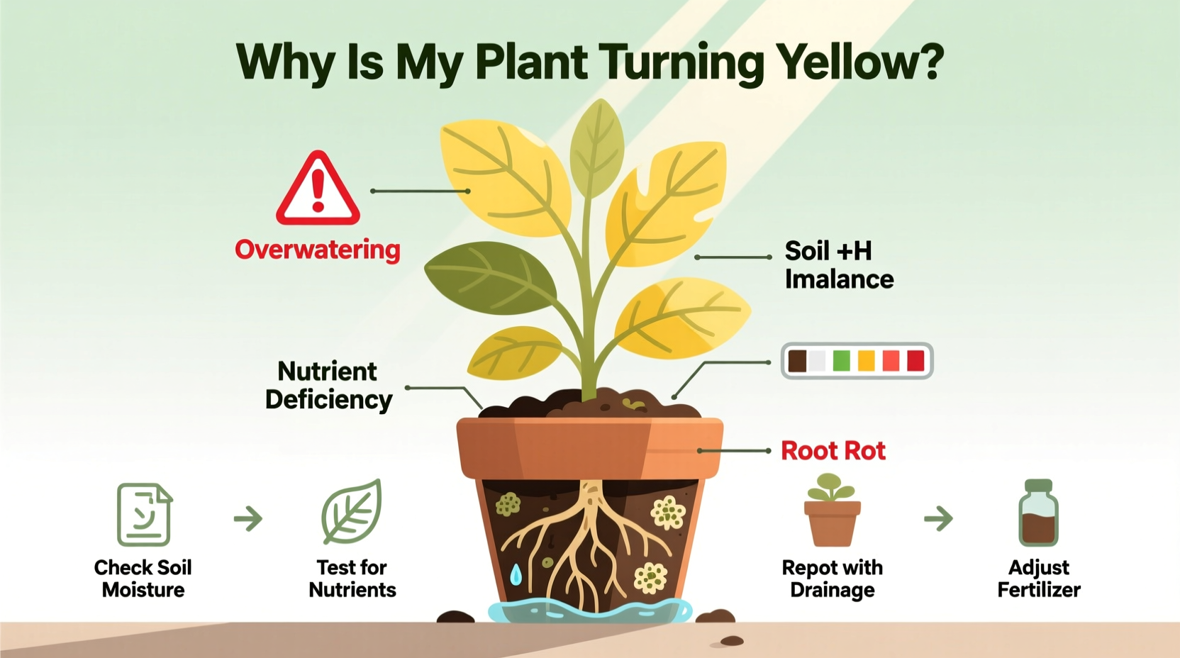 Why Is My Plant Turning Yellow Even With Enough Sunlight ...