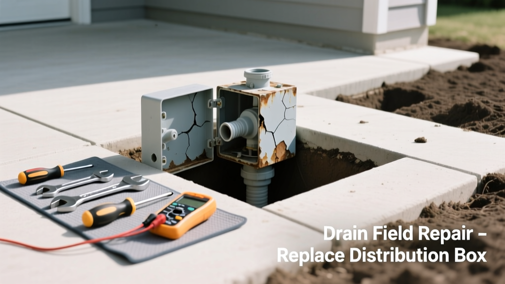 Drain Field Failing? Replace the Faulty Distribution Box