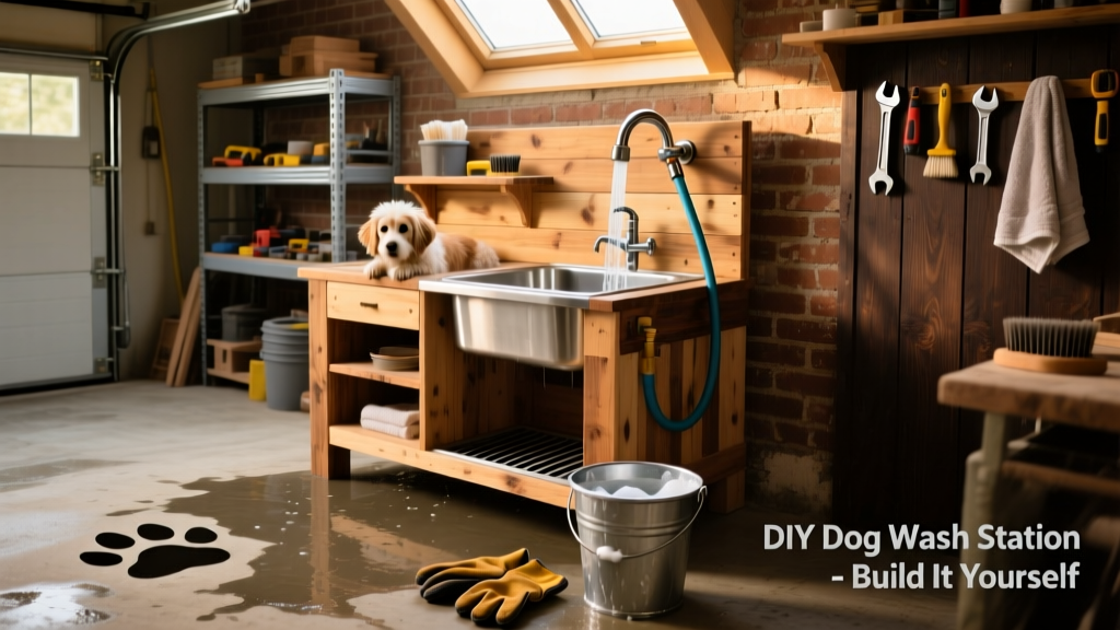 DIY Dog Wash Station for Backyard or Garage