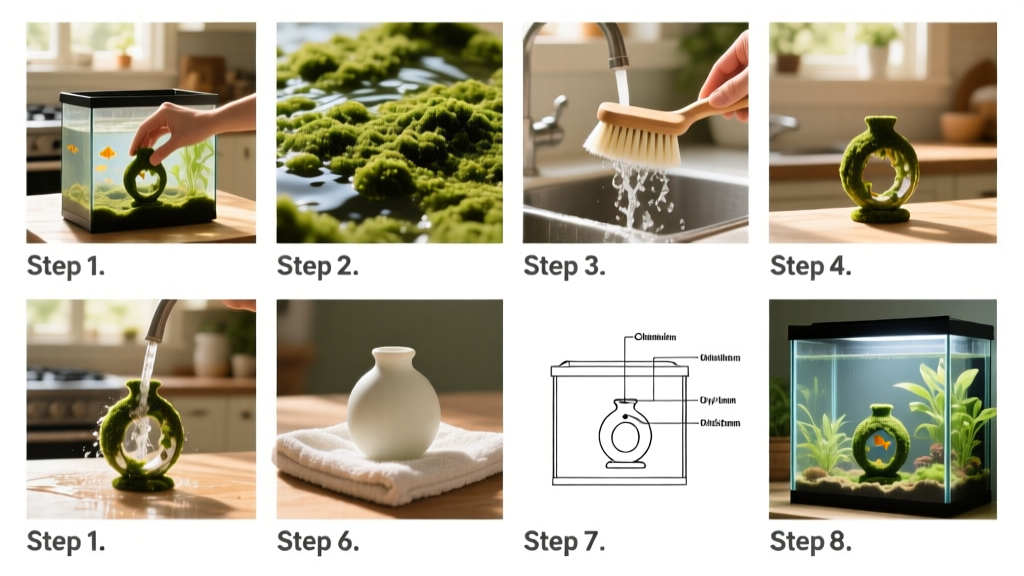 How To Clean Algae From Fish Tank Ornaments (8 Simple Steps)