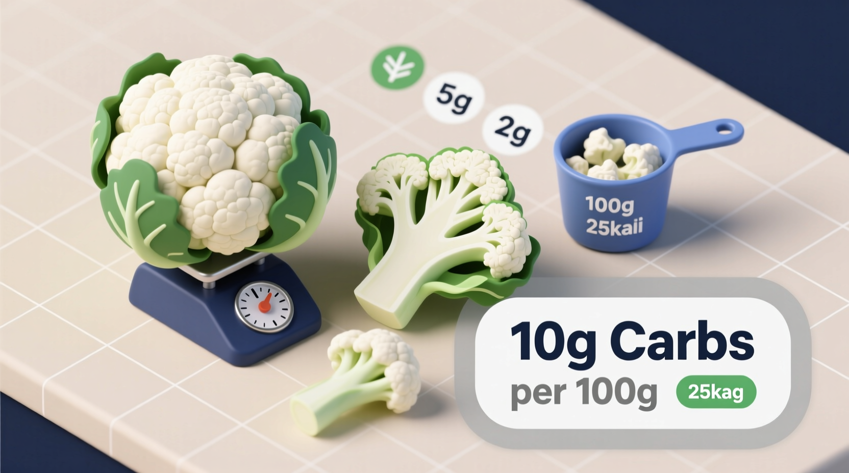 Cauliflower Carbs: Exact Count Per Serving (2024 Data)