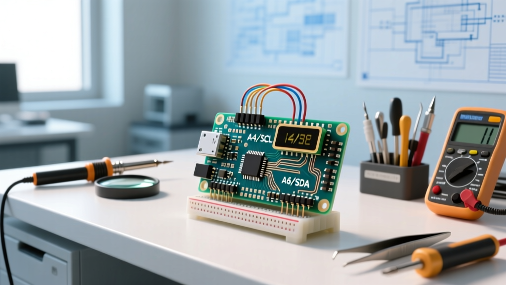 Arduino Nano I2C Pins Guide: Setup and First OLED Display Project