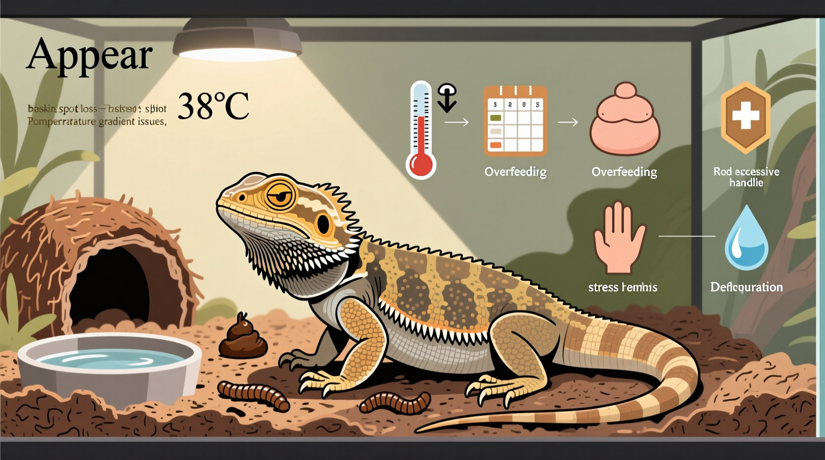 why is my bearded dragon not eating possible causes and solutions