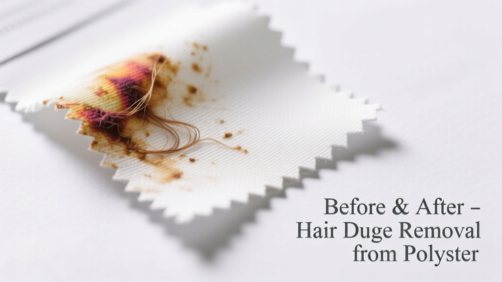 How to Remove Hair Dye from Polyester Fabric