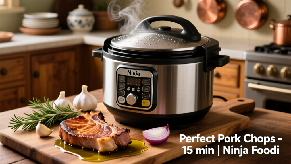 Perfect Pork Chops in Ninja Foodi Pressure Cooker