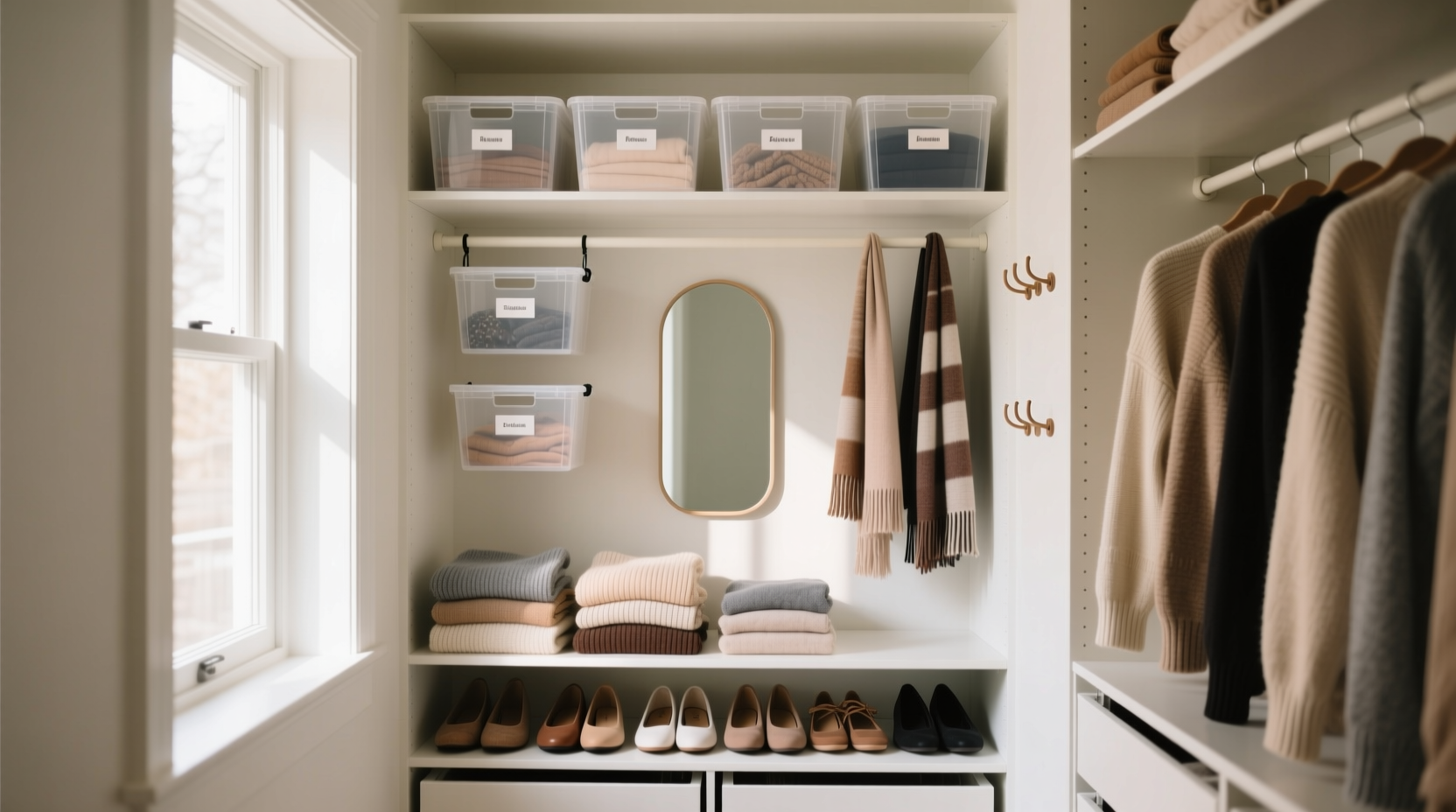 best ways to organize small closet
