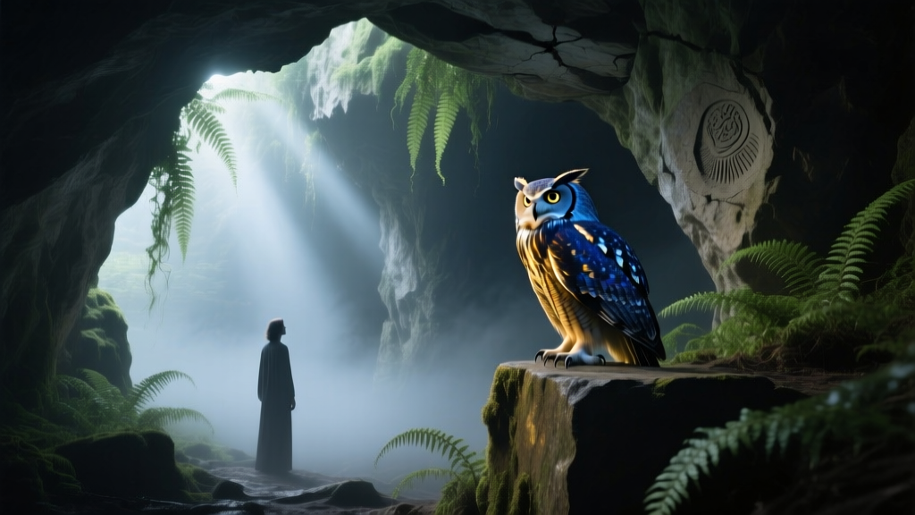 Cave and Owl: Combined Dream Symbolism