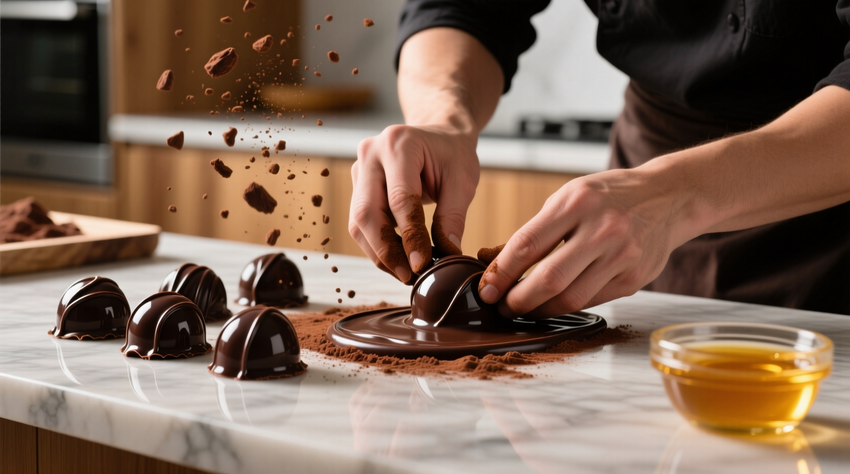 make perfect chocolate truffles with just two ingredien