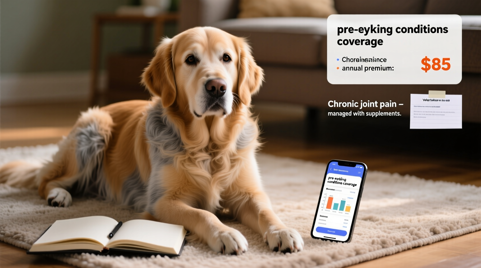are pet insurance plans worth it for older dogs with pre existing conditions