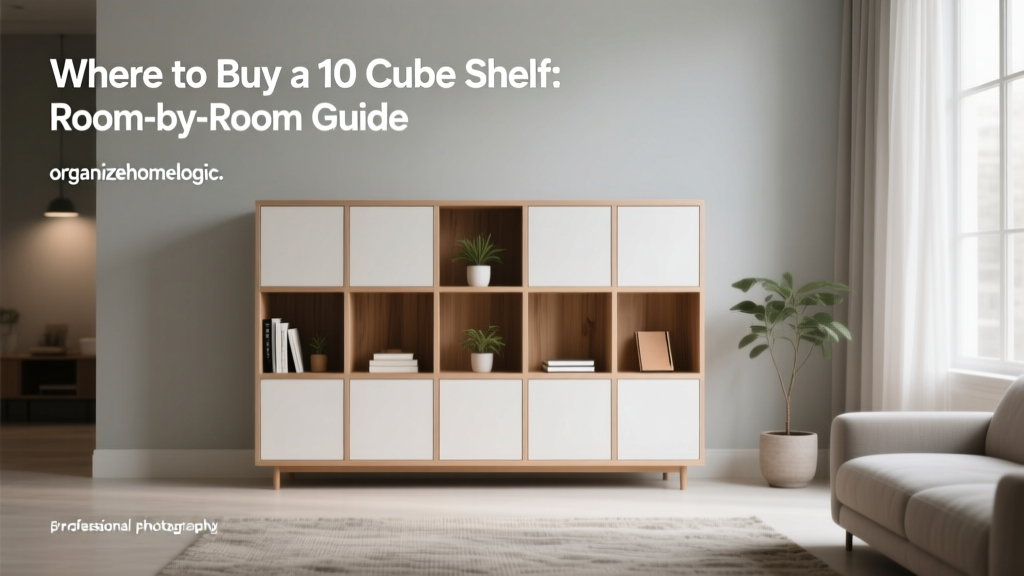 Where to Buy a 10 Cube Shelf: Room-by-Room Guide
