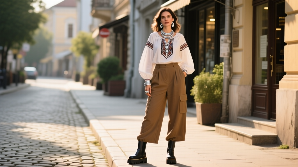 Styling the Romanian Ie Blouse for 2026 Streetwear