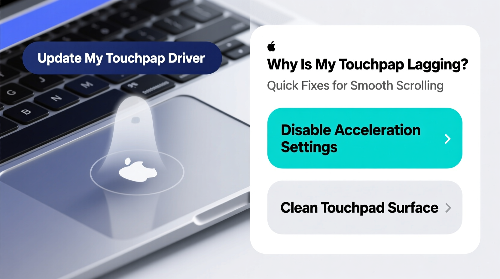 why is my touchpad lagging and quick fixes for smooth scrolling