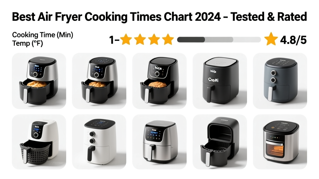 Best Air Fryer Cooking Times Chart (2024 Tested & Rated)