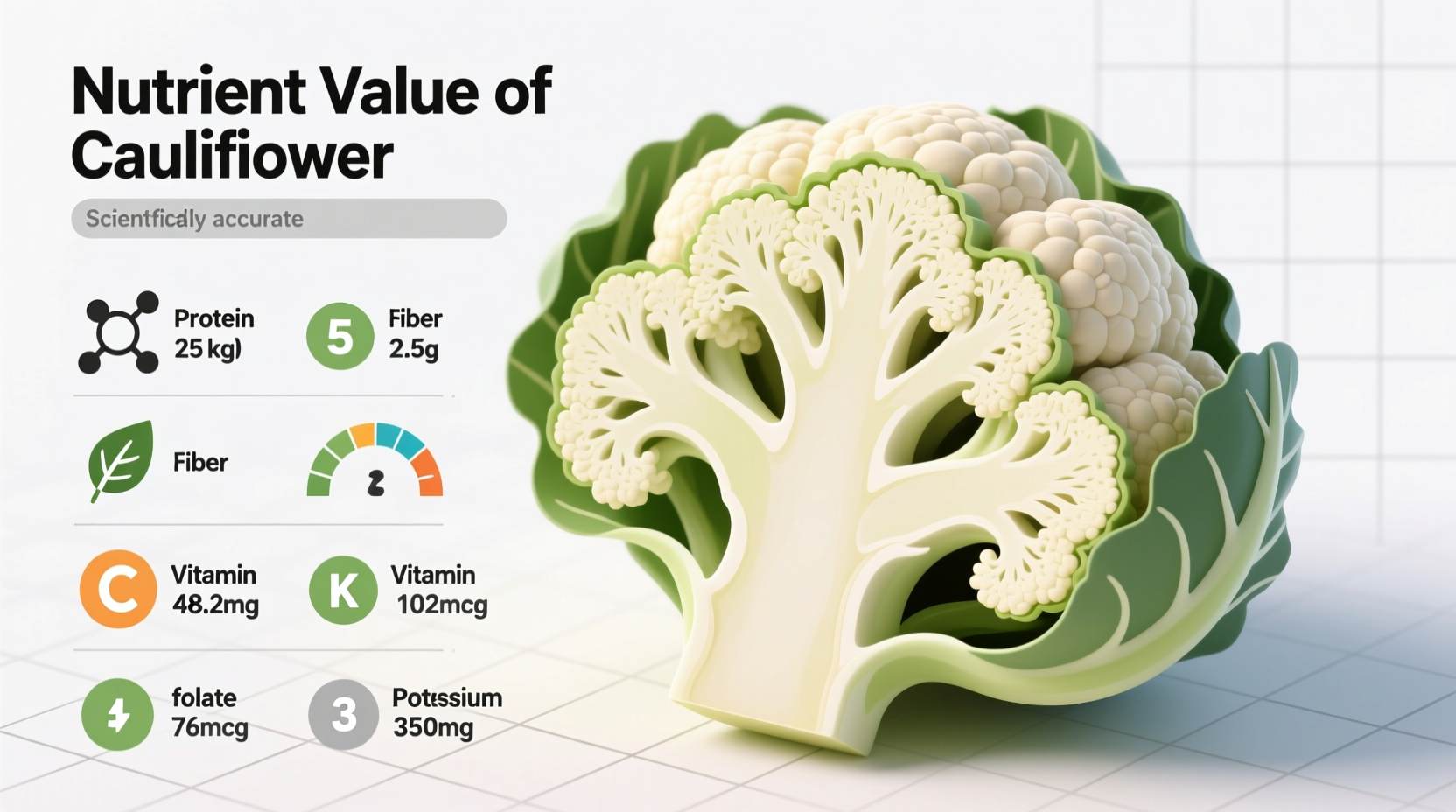 Cauliflower Nutrition Facts: Complete Nutrient Profile Revealed
