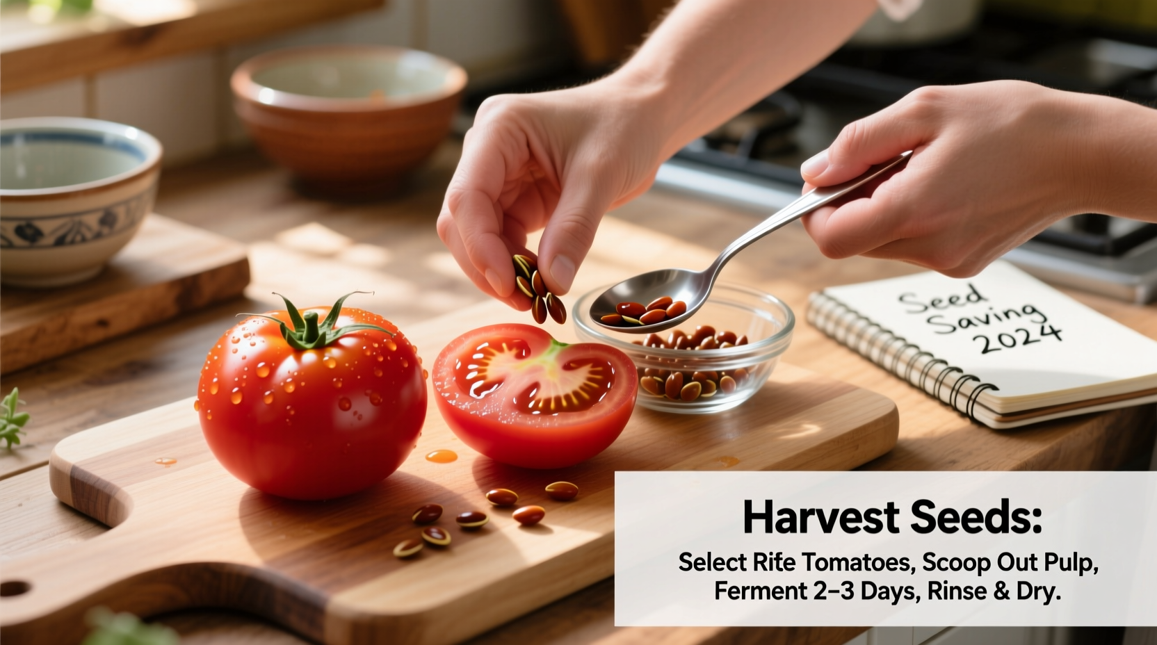 how to harvest tomato seeds
