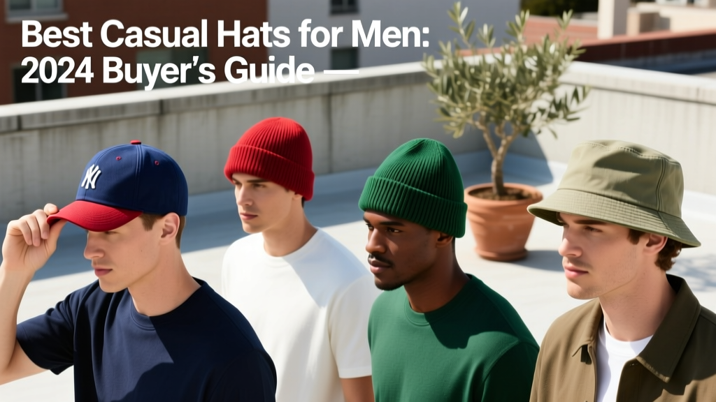 Best Casual Hats for Men: 2024 Buyer’s Guide