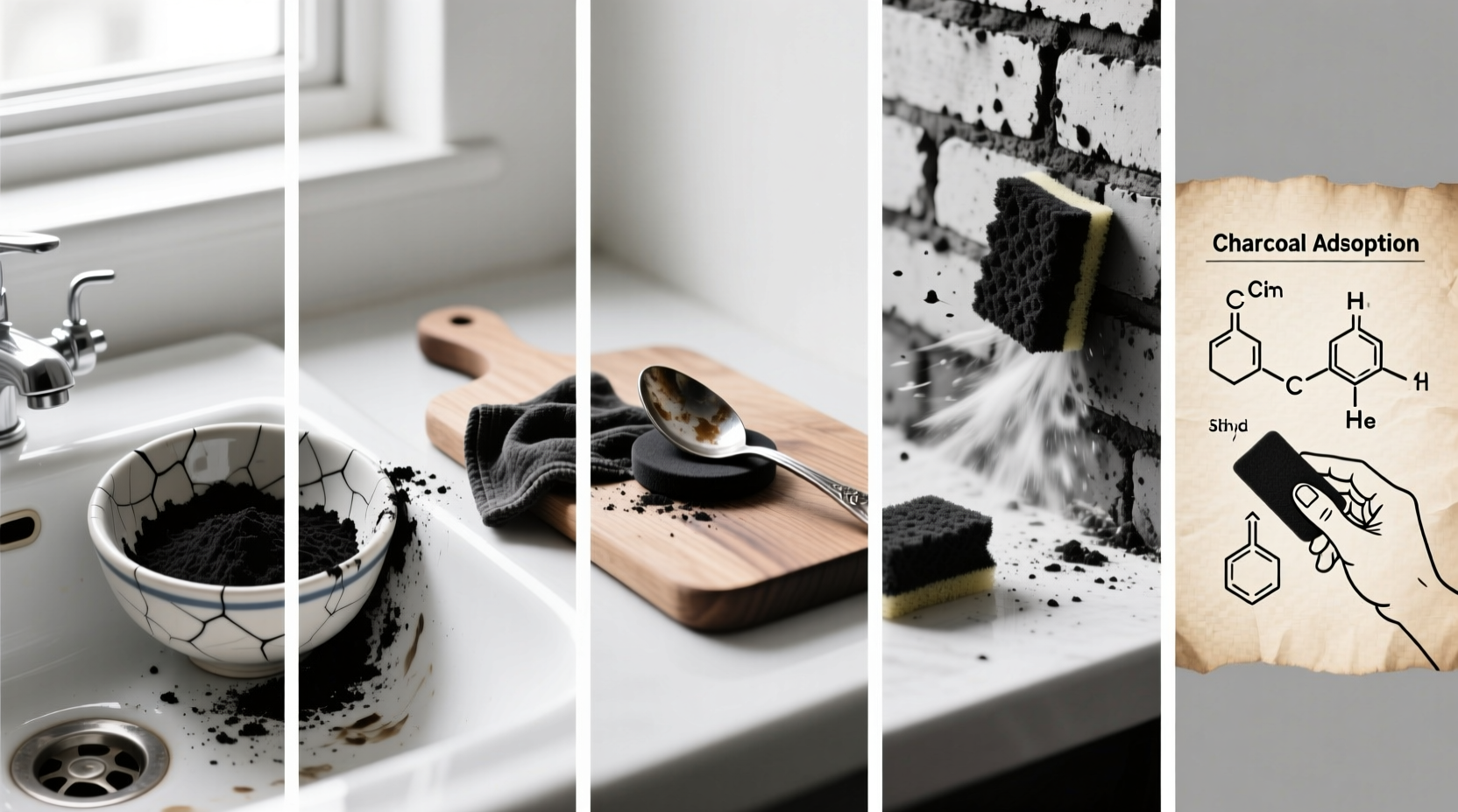 ways to clean with charcoal