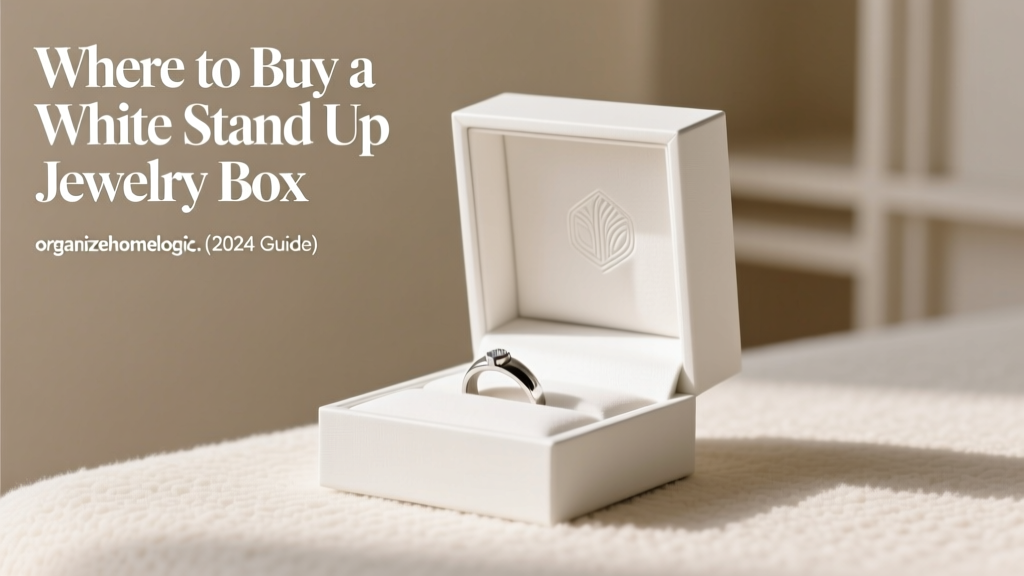 Where to Buy a White Stand Up Jewelry Box (2024 Guide)