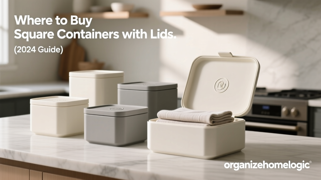 Where to Buy Square Containers with Lids (2024 Guide)