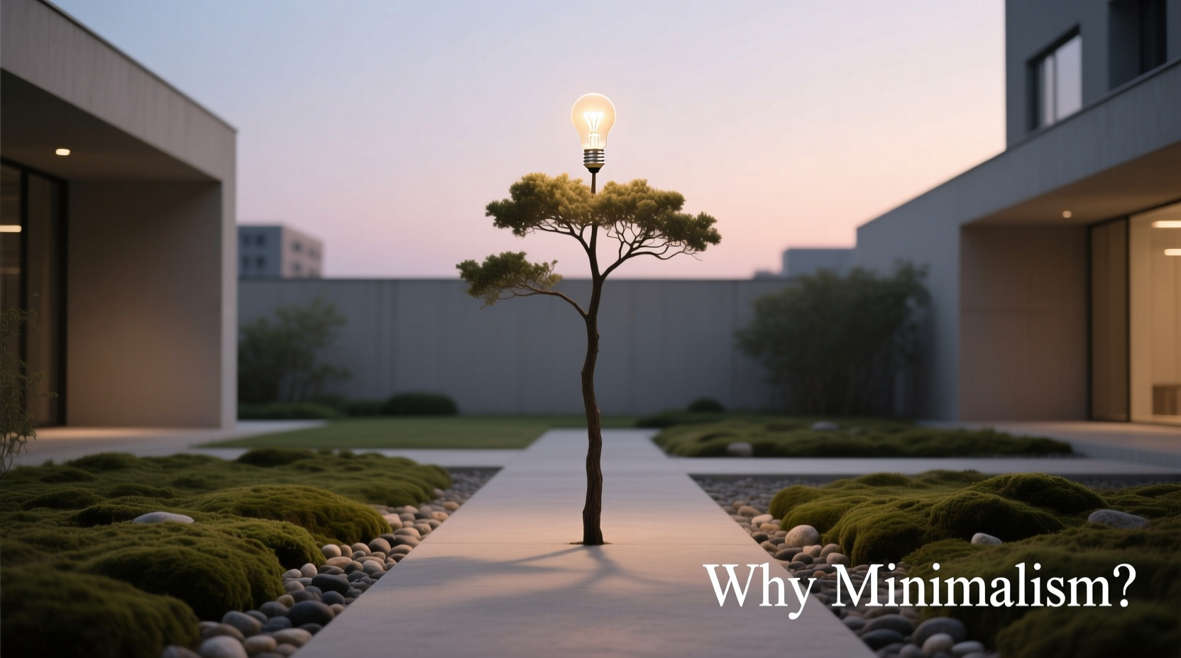 why are minimalist single bulb tree designs gaining popularity