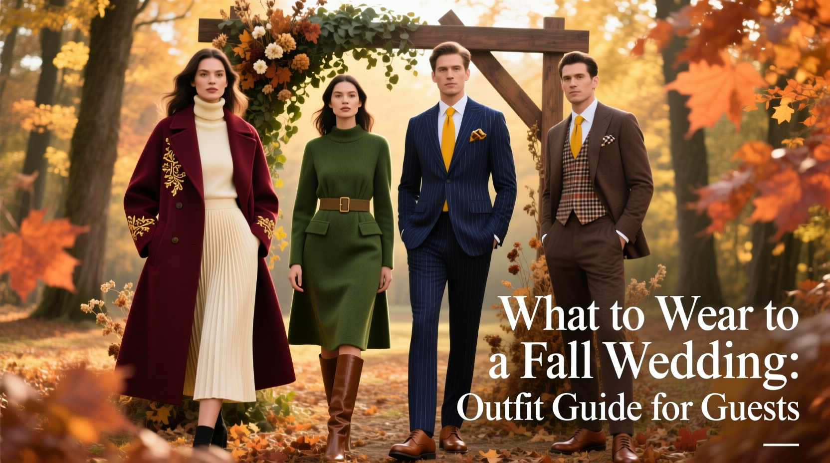 what to wear to a fall wedding