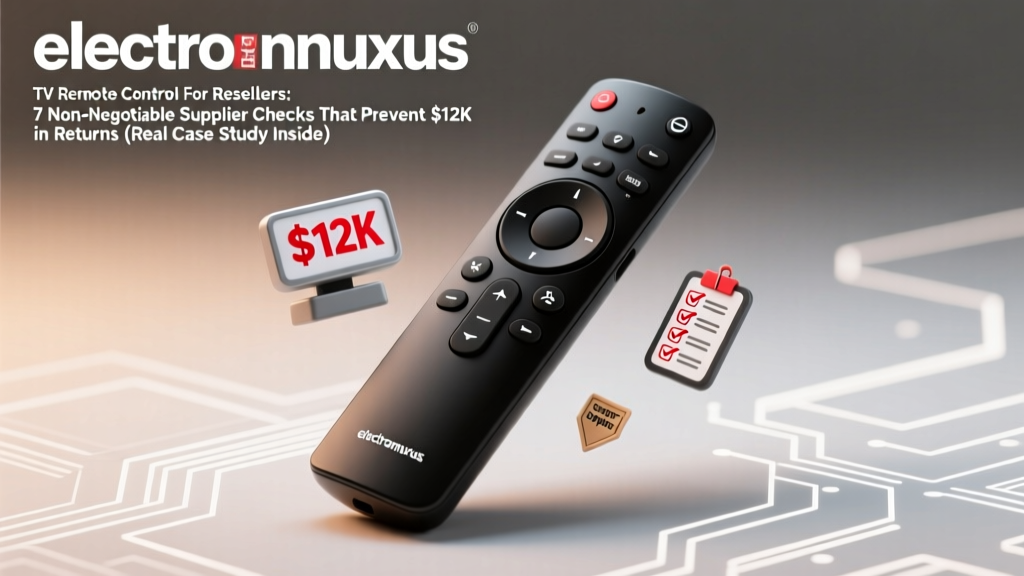 Wholesale TV Remote Control For Resellers: 7 Non-Negotiable Supplier Checks That Prevent $12K in Returns (Real Case Study Inside)
