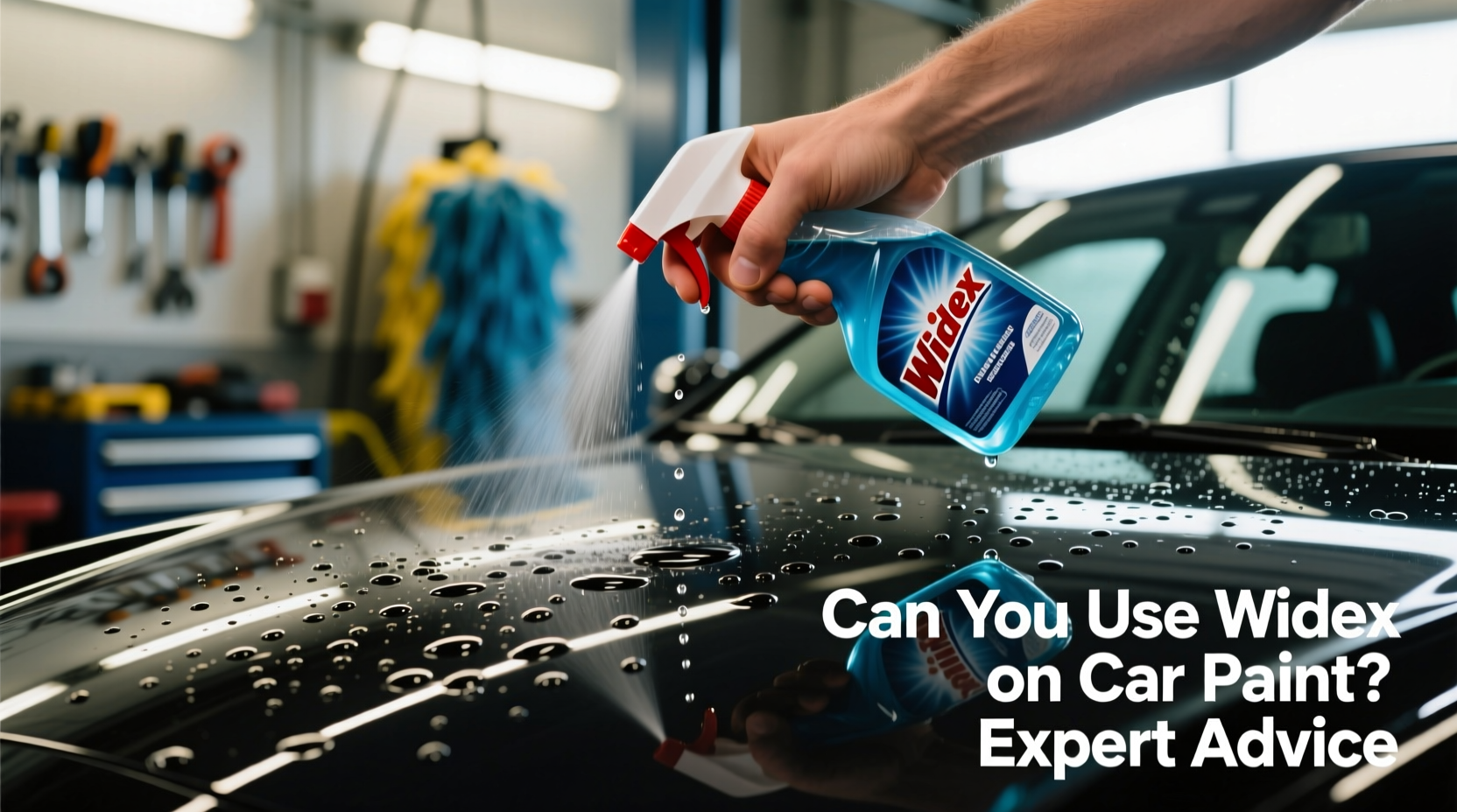 can you use windex on car paint