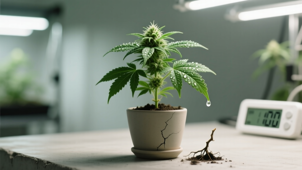 Indoor Cannabis Yield Loss: Fix Dropping Leaves in 72 Hours