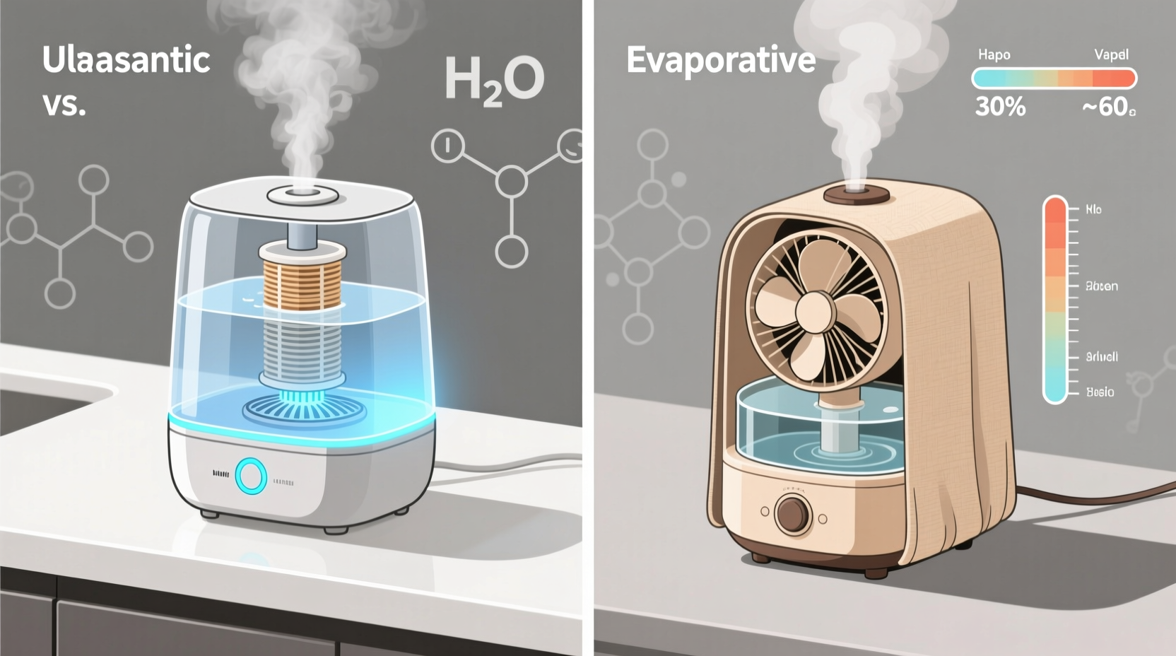 humidifiers ultrasonic vs evaporative humidifiers