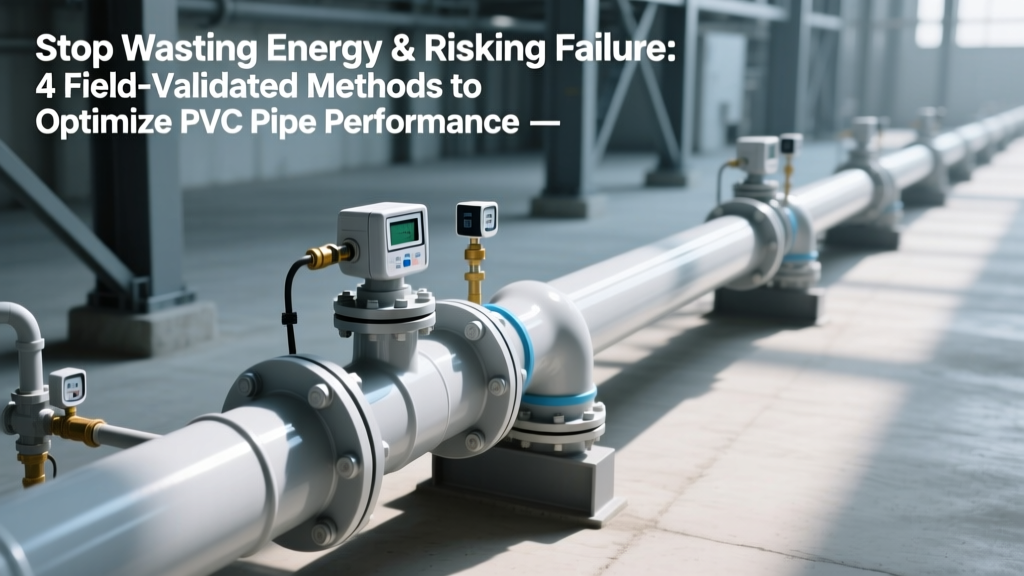 4 Field-Validated PVC Pipe Optimization Methods