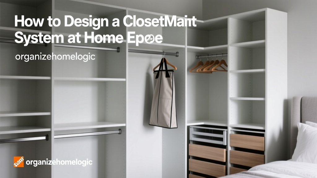 How to Design a ClosetMaid System at Home Depot