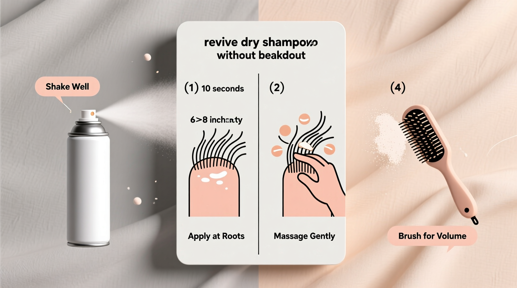 how to revive dry shampoo spray for maximum volume without buildup