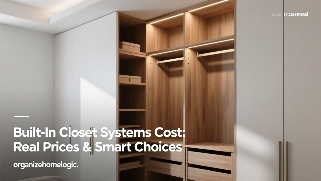 Built-In Closet Systems Cost: Real Prices & Smart Choices