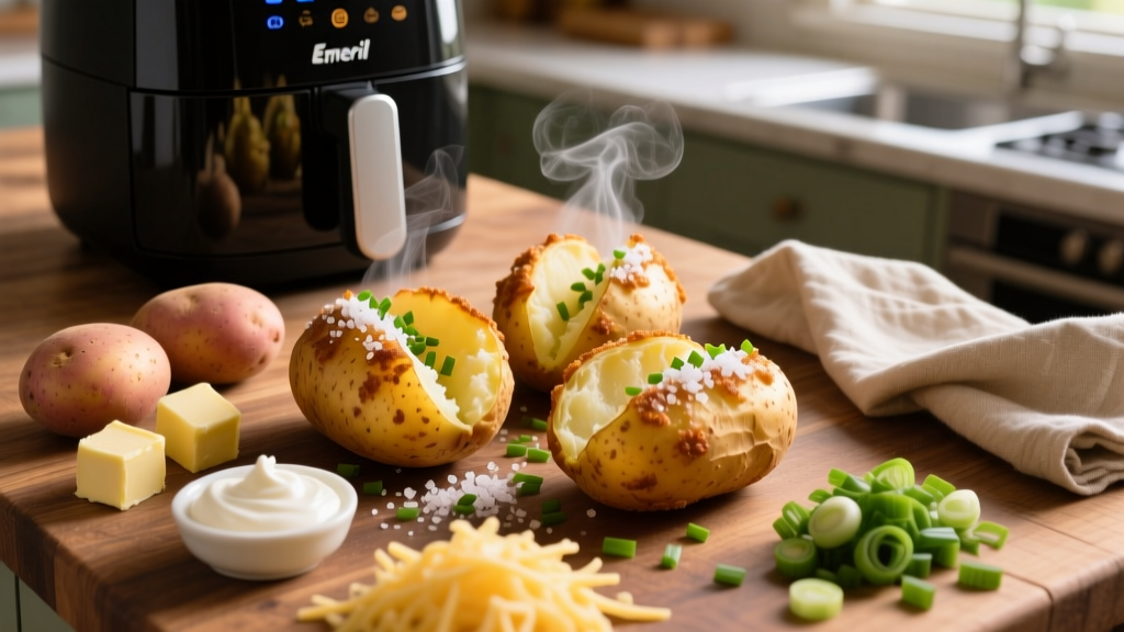 Perfect Baked Potatoes in the Emeril Air Fryer