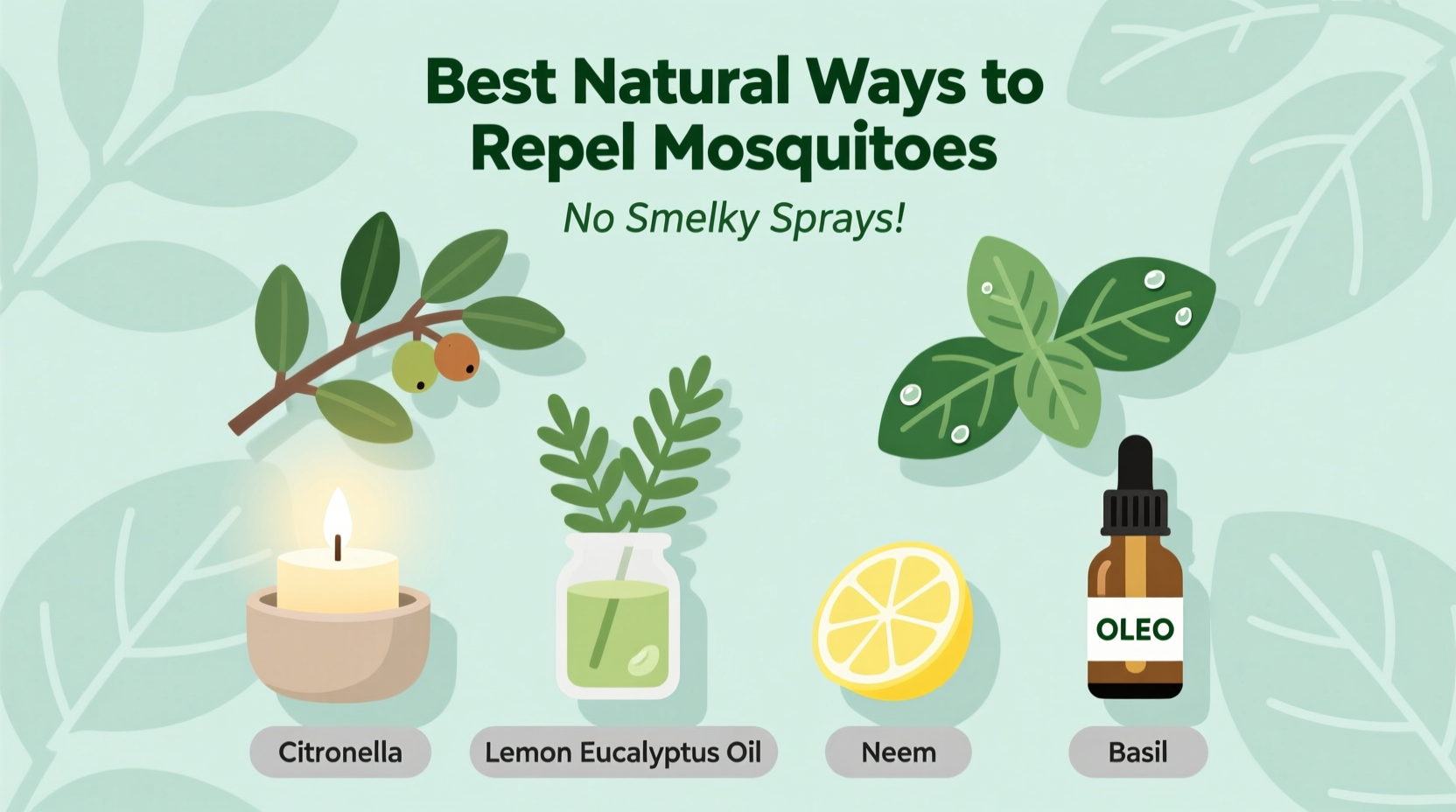 Best Natural Ways To Repel Mosquitoes Without Smelly Sprays