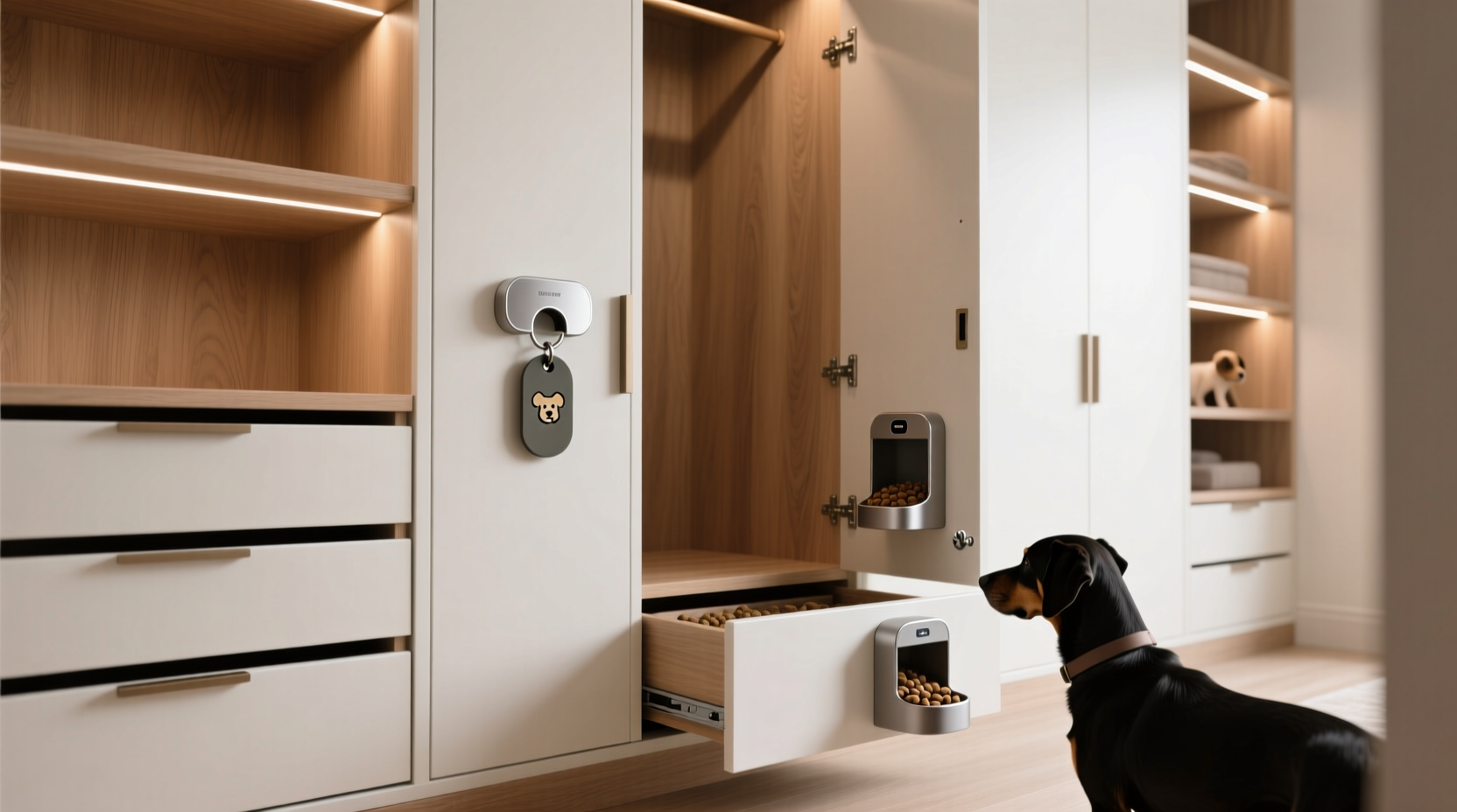 closet organization tips pet gear integration