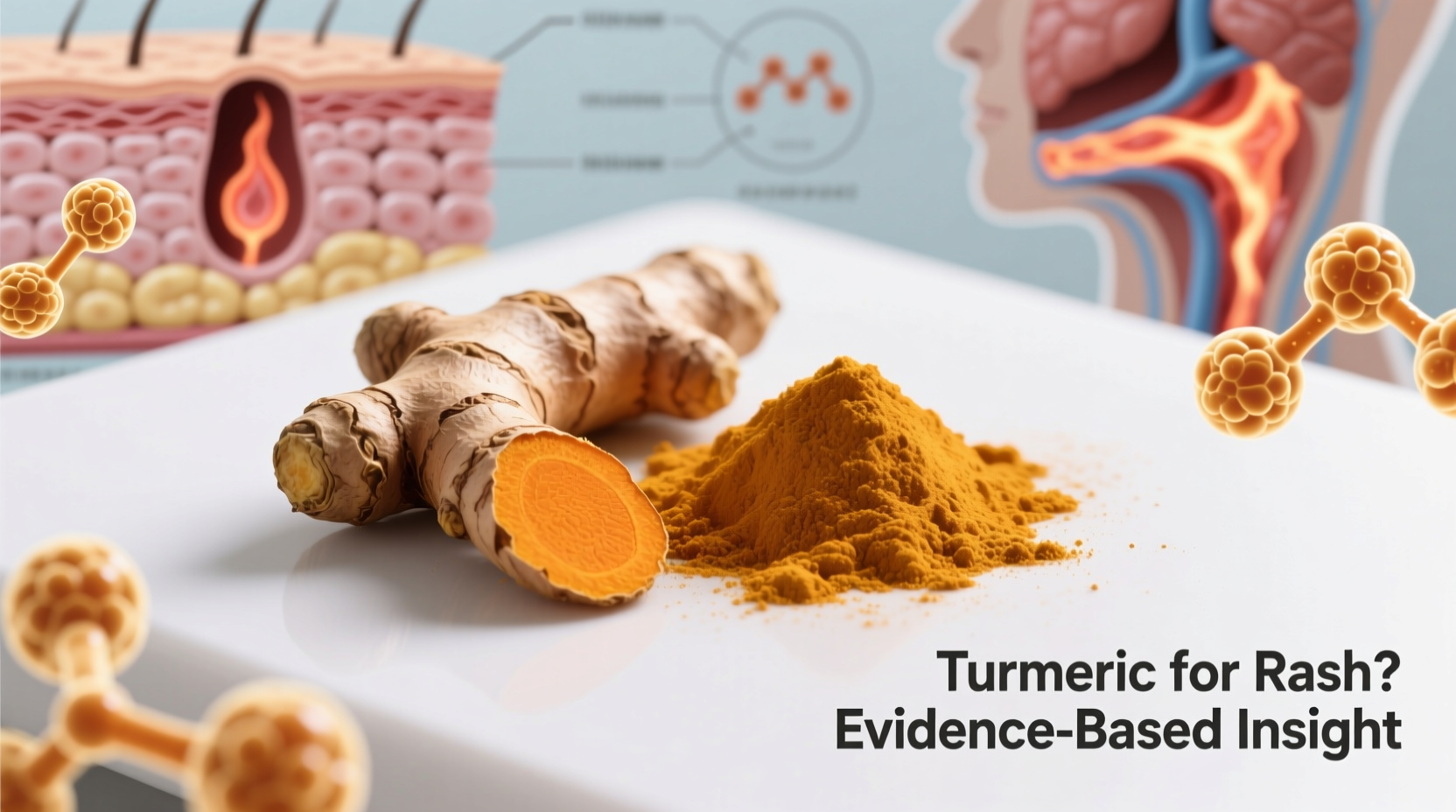 Kurkuma bei Hautausschlag: Wirkung & Anwendung