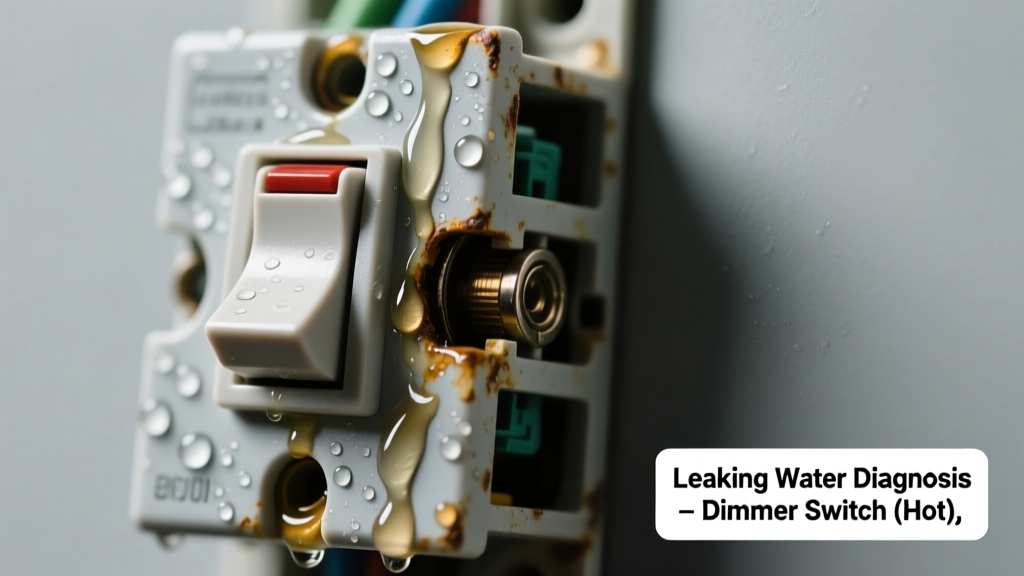 Dimmer Switch Hot & Leaking Water: Quick Diagnosis